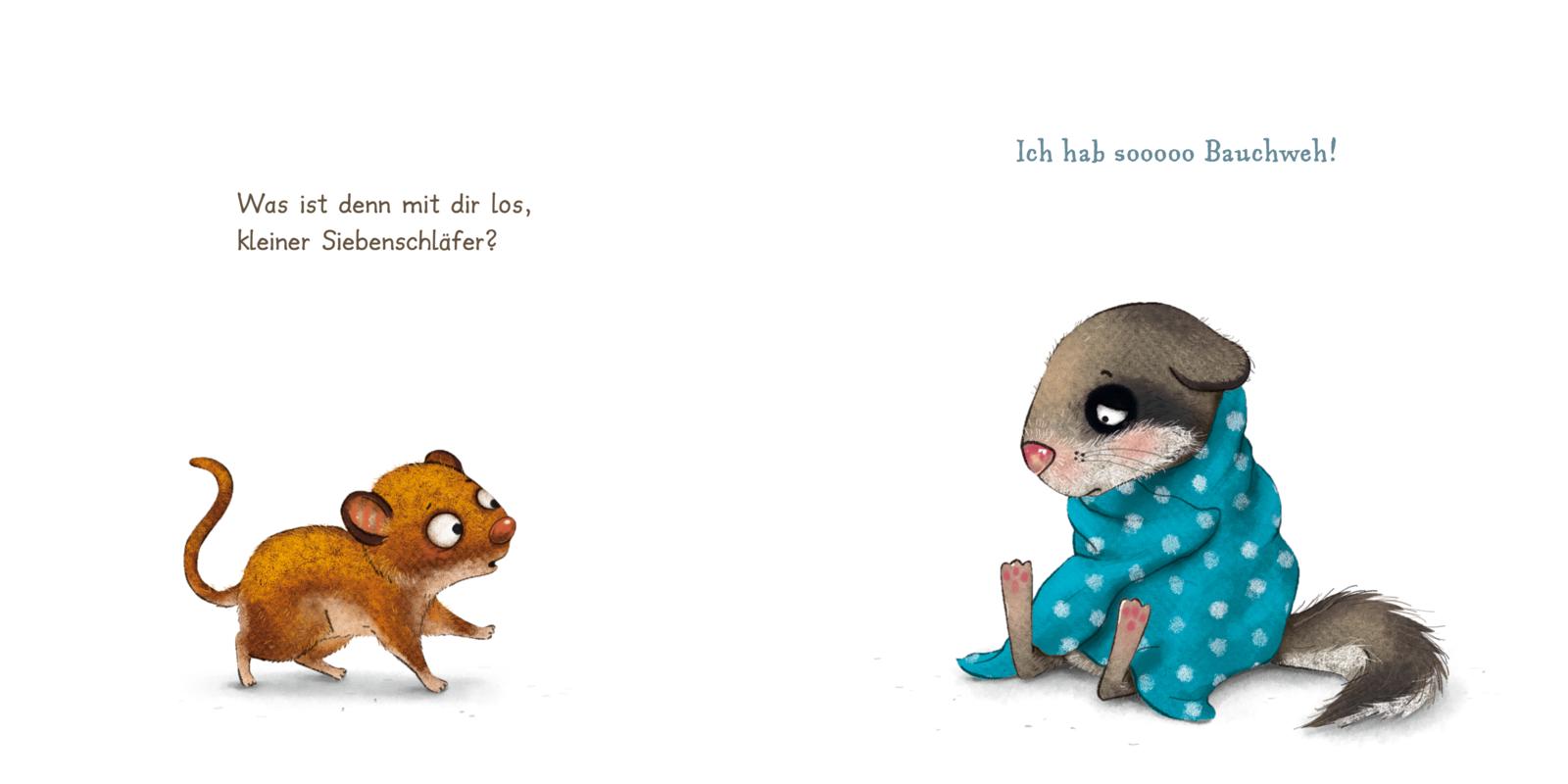 Beispielinhalt (Bild) Der kleine Siebenschläfer: Gleich ist alles wieder gut
