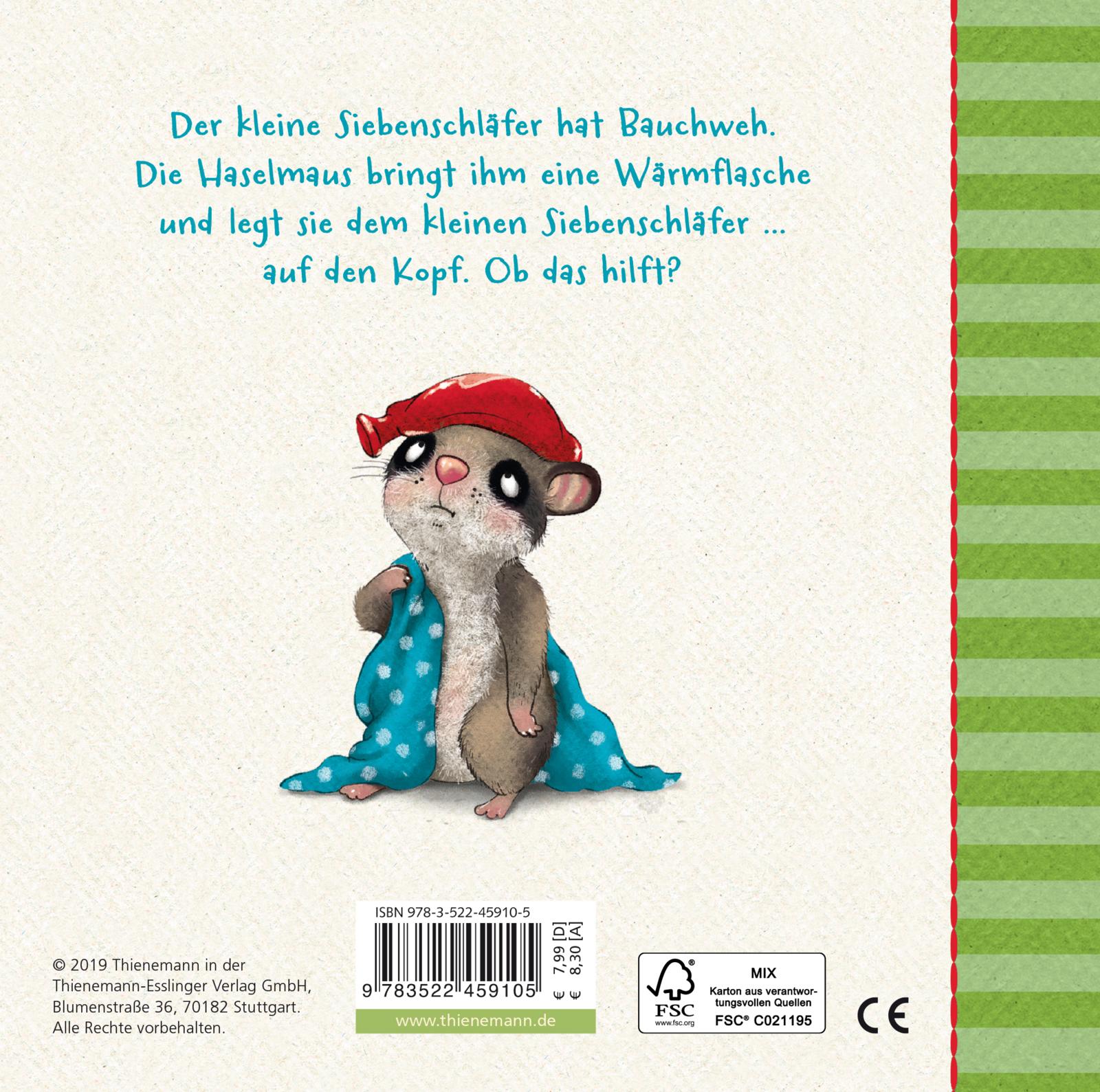 Rückseitencover Der kleine Siebenschläfer: Gleich ist alles wieder gut