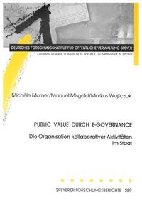 Vorderes Coverbild Public Value durch E-Governance.