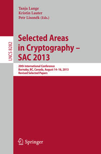 Vorderes Coverbild Selected Areas in Cryptography -- SAC 2013