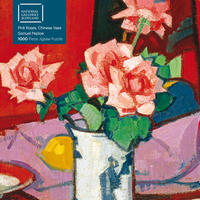 Vorderes Coverbild Puzzle - Samuel Peploe, Pinkfarbene Rosen in einer chinesischen Vase