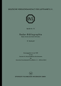 Vorderes Coverbild Radar-Bibliographie