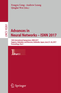 Vorderes Coverbild Advances in Neural Networks - ISNN 2017