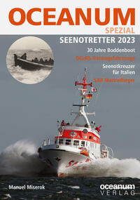Vorderes Coverbild OCEANUM, das maritime Magazin SPEZIAL Seenotretter 2023