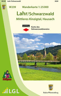Vorderes Coverbild W239 Wanderkarte 1:25 000 Lahr / Schwarzwald
