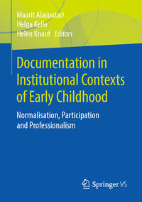 Vorderes Coverbild Documentation in Institutional Contexts of Early Childhood