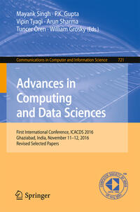Vorderes Coverbild Advances in Computing and Data Sciences