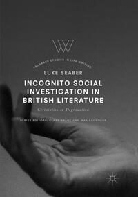 Vorderes Coverbild Incognito Social Investigation in British Literature