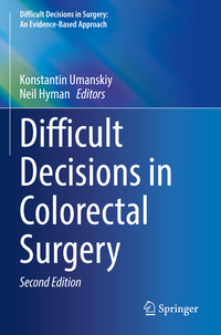 Vorderes Coverbild Difficult Decisions in Colorectal Surgery