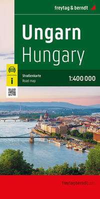 Vorderes Coverbild Ungarn, Straßenkarte 1:400.000, freytag & berndt