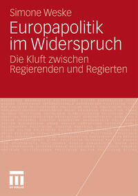Vorderes Coverbild Europapolitik im Widerspruch