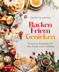 Vorderes Coverbild Backen. Feiern. Genießen