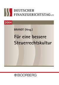 Vorderes Coverbild Deutscher Finanzgerichtstag 2004