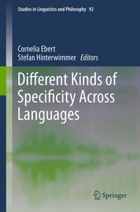 Vorderes Coverbild Different Kinds of Specificity Across Languages