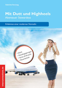 Vorderes Coverbild Mit Dutt und Highheels - Abenteuer Stewardess