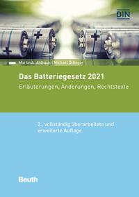 Vorderes Coverbild Das Batteriegesetz 2021 - Buch mit E-Book