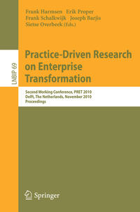 Vorderes Coverbild Practice-Driven Research on Enterprise Transformation