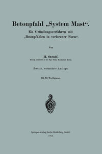 Vorderes Coverbild Betonpfahl „System Mast“.