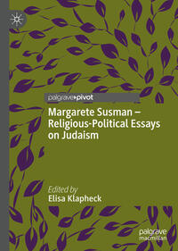 Vorderes Coverbild Margarete Susman - Religious-Political Essays on Judaism