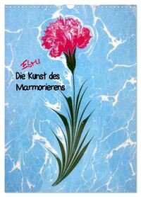 Vorderes Coverbild Ebru - Marmorieren auf Wasser (Wandkalender 2026 DIN A3 hoch), CALVENDO Monatskalender