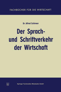 Vorderes Coverbild Der Sprach- und Schriftverkehr der Wirtschaft