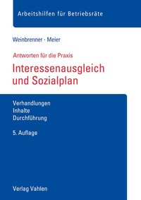 Vorderes Coverbild Interessenausgleich und Sozialplan