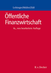 Vorderes Coverbild Öffentliche Finanzwirtschaft