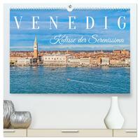 Vorderes Coverbild Venedig - Kulisse der Serenissima (hochwertiger Premium Wandkalender 2025 DIN A2 quer), Kunstdruck in Hochglanz