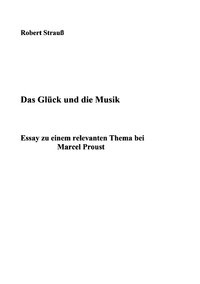Vorderes Coverbild Das Glück und die Musik