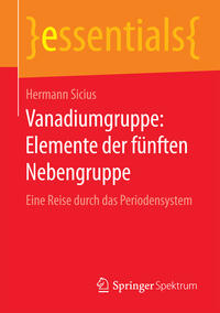 Vorderes Coverbild Vanadiumgruppe: Elemente der fünften Nebengruppe