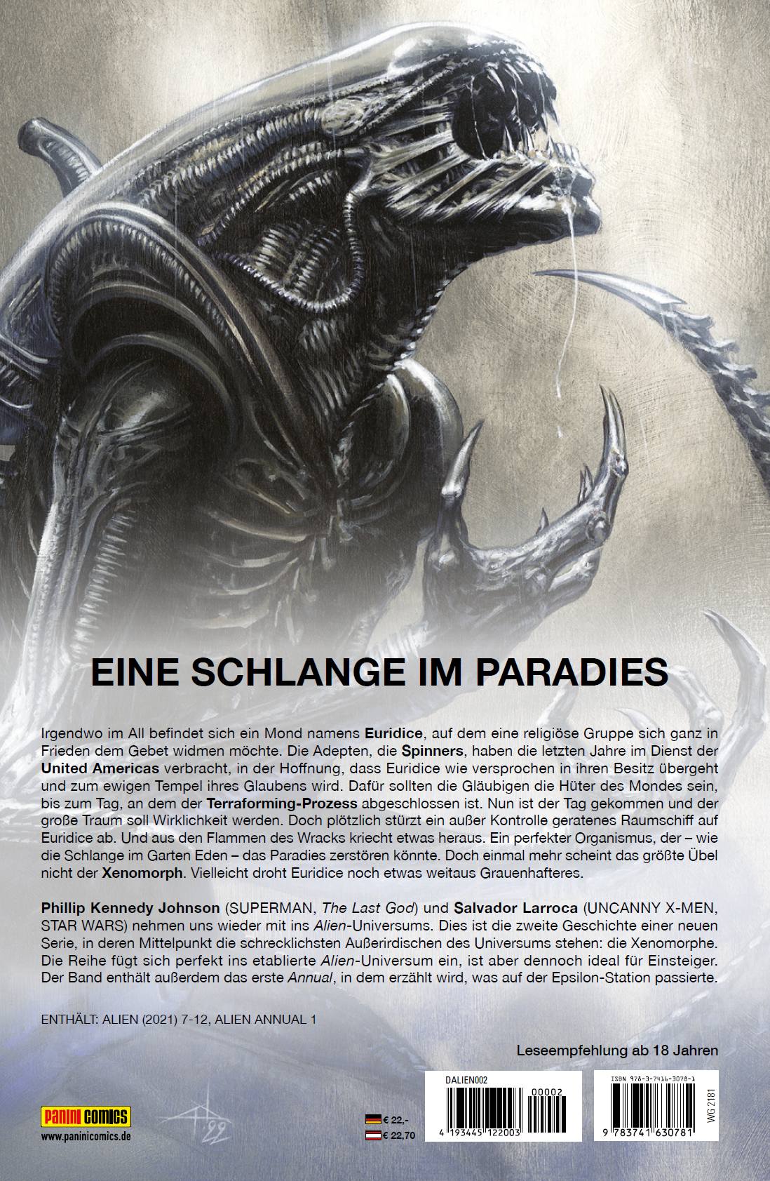 Rückseitencover Alien