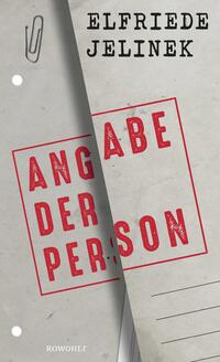 Vorderes Coverbild Angabe der Person