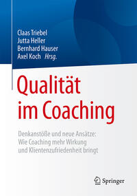 Vorderes Coverbild Qualität im Coaching