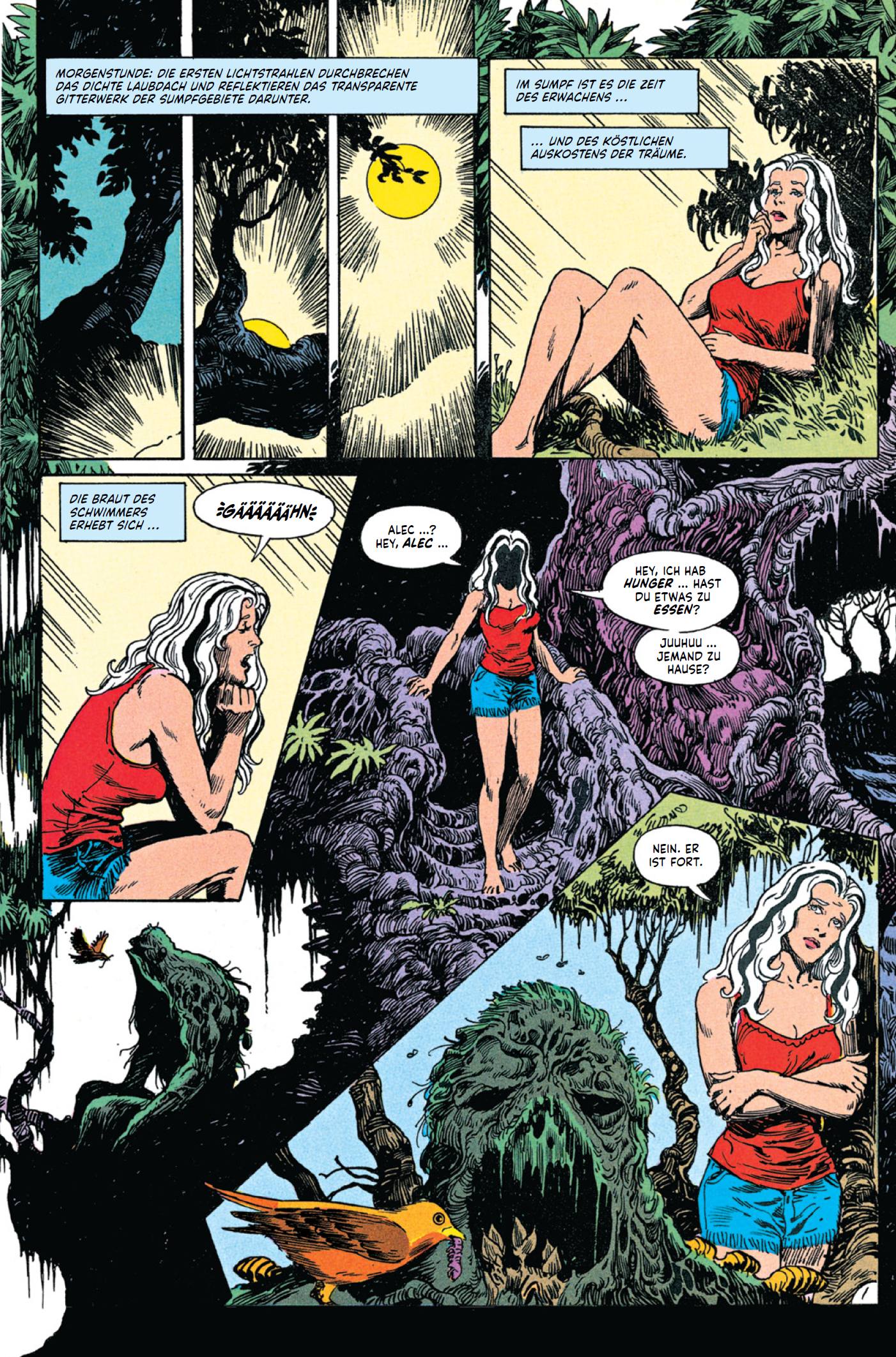 Beispielinhalt (Bild) Die Saga von Swamp Thing (Deluxe Edition)