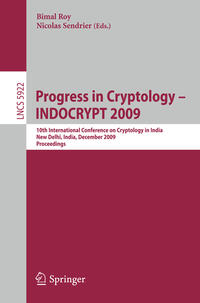 Vorderes Coverbild Progress in Cryptology - INDOCRYPT 2009