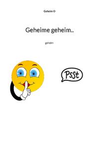 Vorderes Coverbild Geheime geheim..