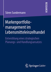 Vorderes Coverbild Markenportfoliomanagement im Lebensmitteleinzelhandel