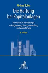 Vorderes Coverbild Die Haftung bei Kapitalanlagen
