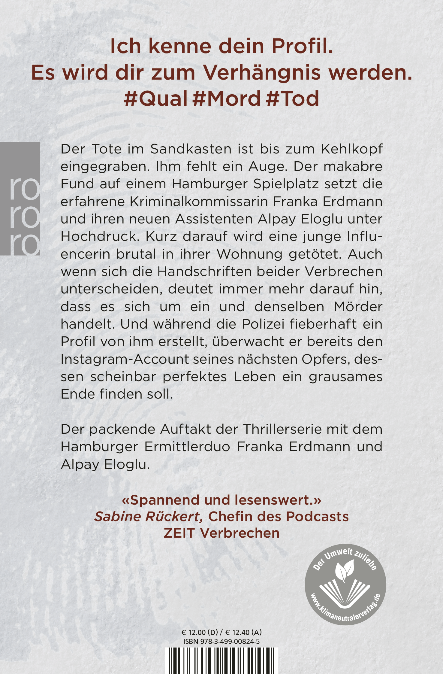 Rückseitencover Das Profil