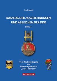 Vorderes Coverbild Katalog der Auszeichnungen und Abzeichen der DDR, Band 1