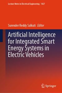 Vorderes Coverbild Artificial Intelligence for Integrated Smart Energy Systems in Electric Vehicles