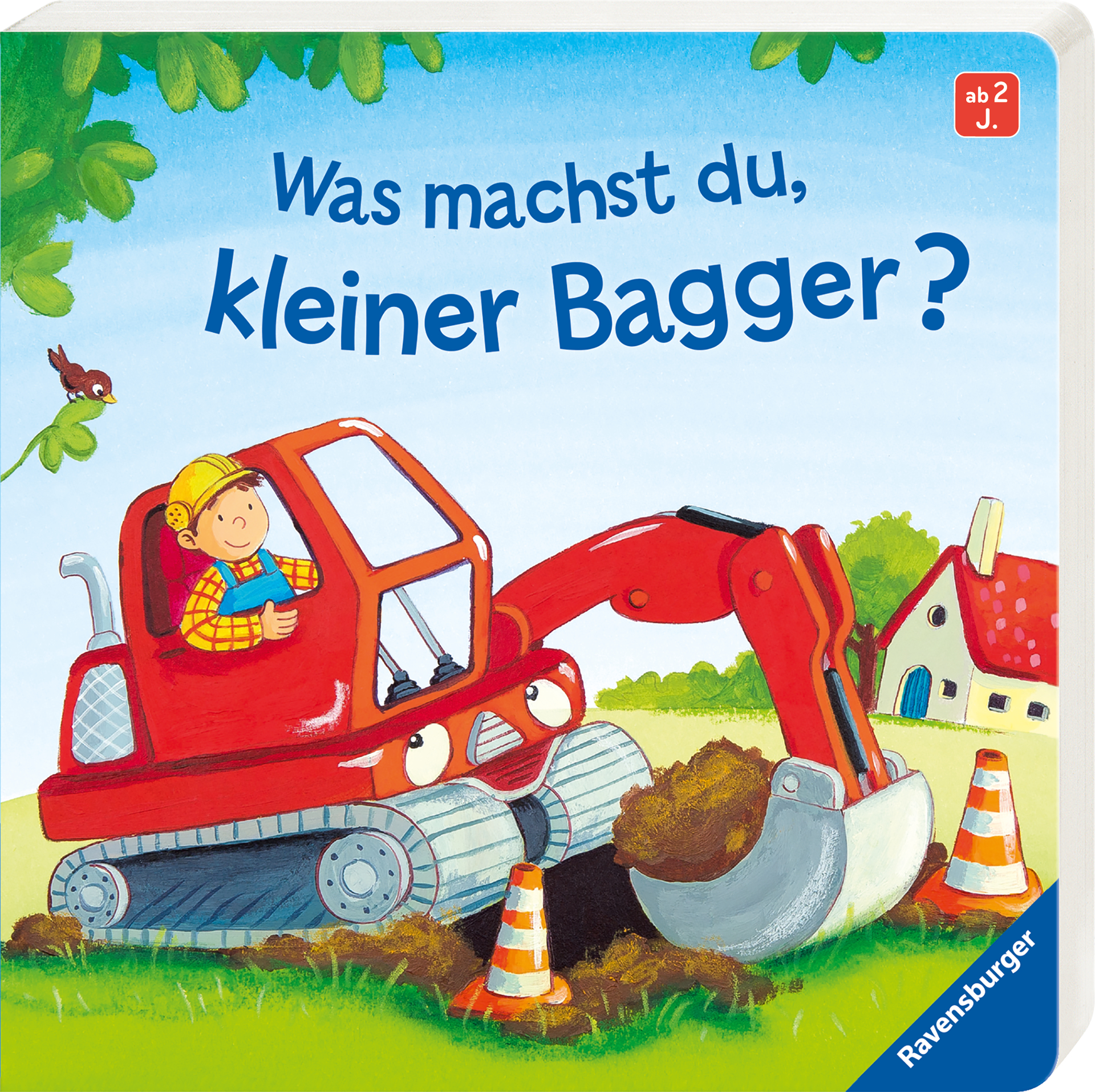 Beispielinhalt (Bild) Was machst du, kleiner Bagger?