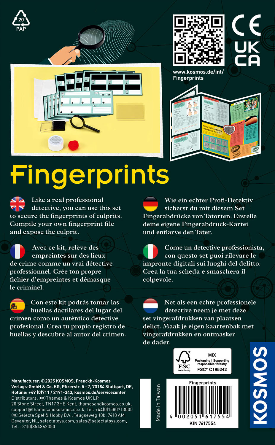 Rückseitencover MBE Finger Prints INT