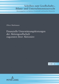 Vorderes Coverbild Finanzielle Unterstützungsleistungen der Aktiengesellschaft zugunsten ihrer Aktionäre