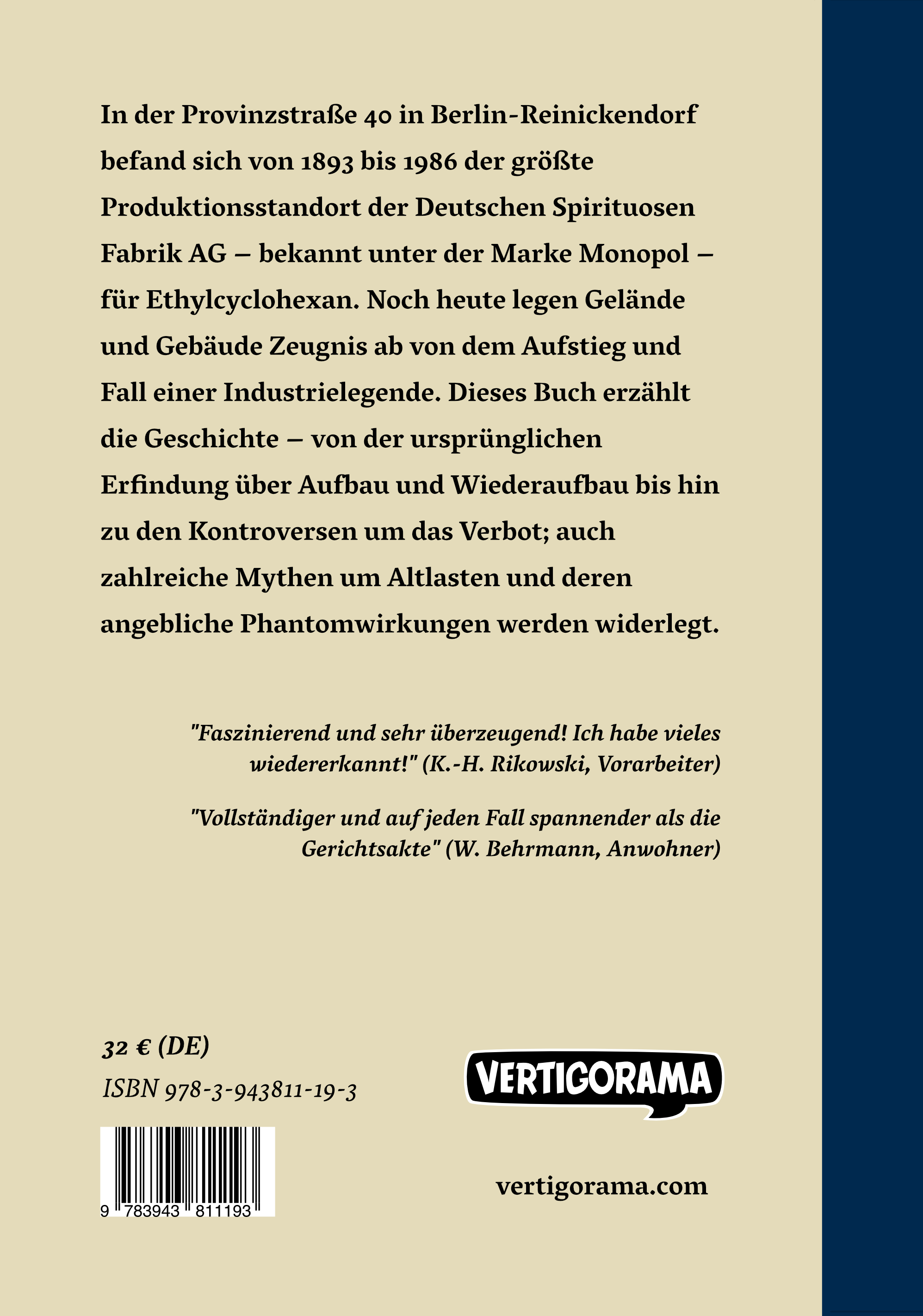 Rückseitencover Monopol