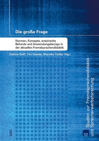 Vorderes Coverbild Die große Frage