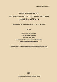 Vorderes Coverbild Aufbau und Wirkungsweise einer Magnetbandsteuerung