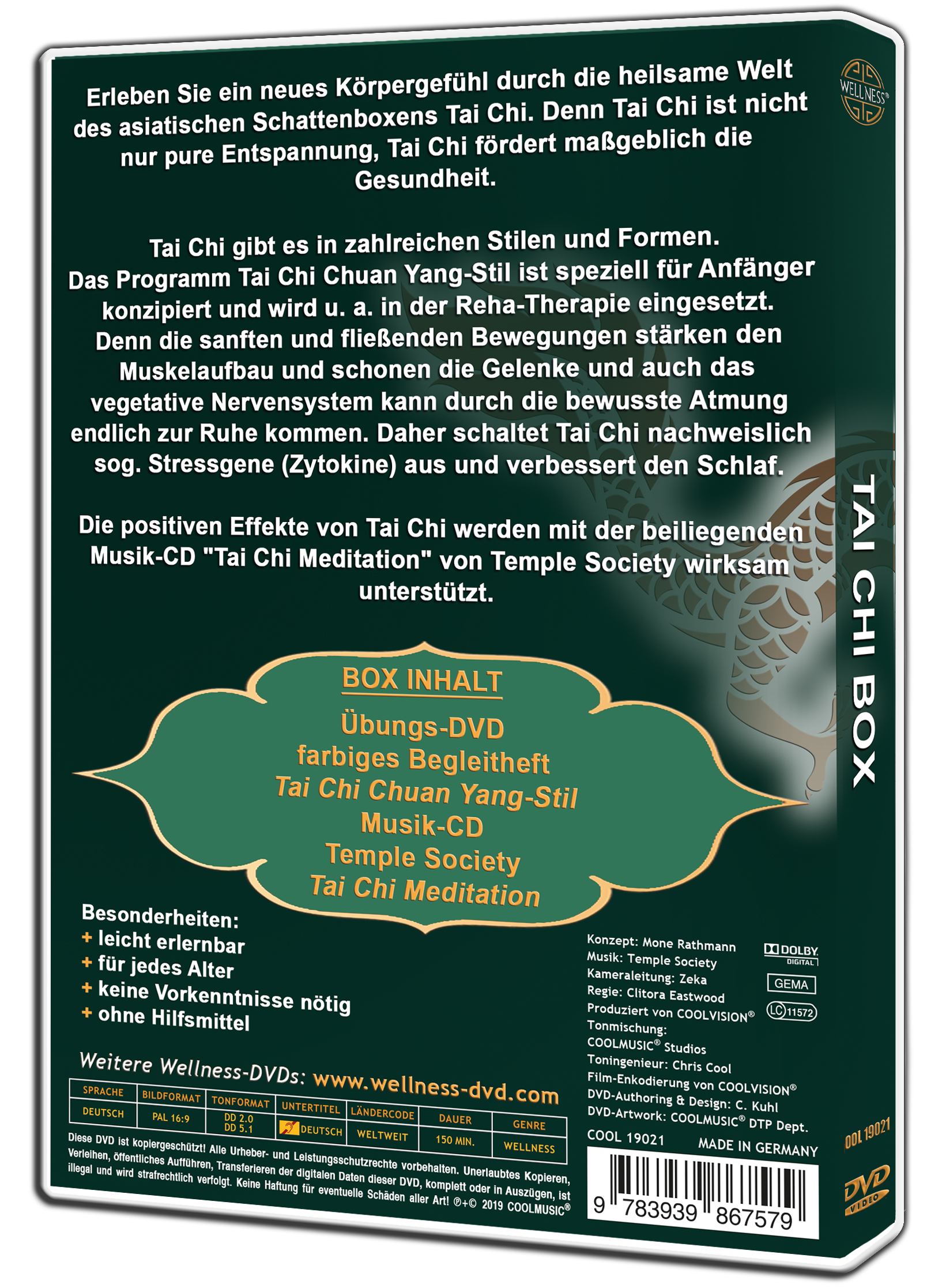 Rückseitencover Tai Chi Box