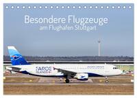 Vorderes Coverbild Besondere Flugzeuge am Flughafen Stuttgart (Tischkalender 2026 DIN A5 quer), CALVENDO Monatskalender