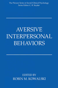 Vorderes Coverbild Aversive Interpersonal Behaviors